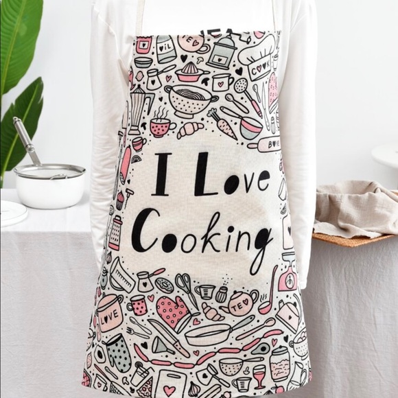 Kitchen Nwot I Love Cooking Apron Poshmark